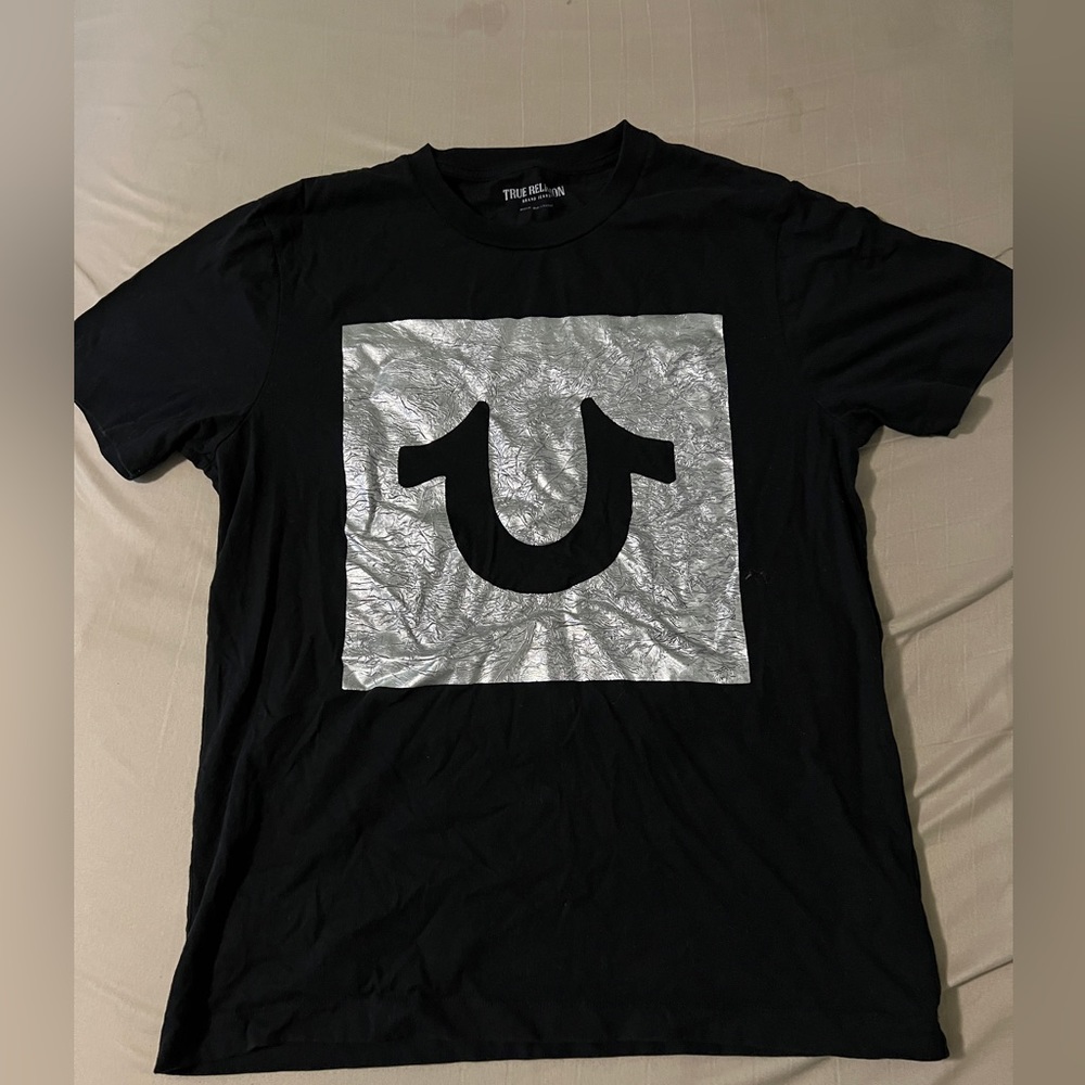 Mens True Religion foil tshirt
